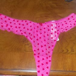 New Sexy Heart Panties Victoria Secret Sz M $20