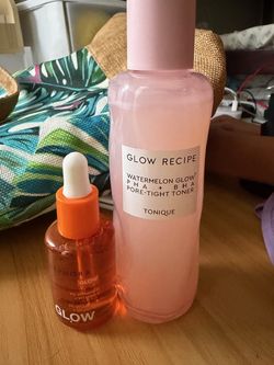 Glow Recipe Watermelon PHA+BHA Toner & Sephora Vitamin C Serum Bundle