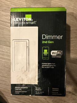 Leviton Decora D26HD-1RW WiFi Smart Dimmer Switch