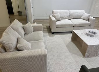 Cream Sofa Set Brand New
