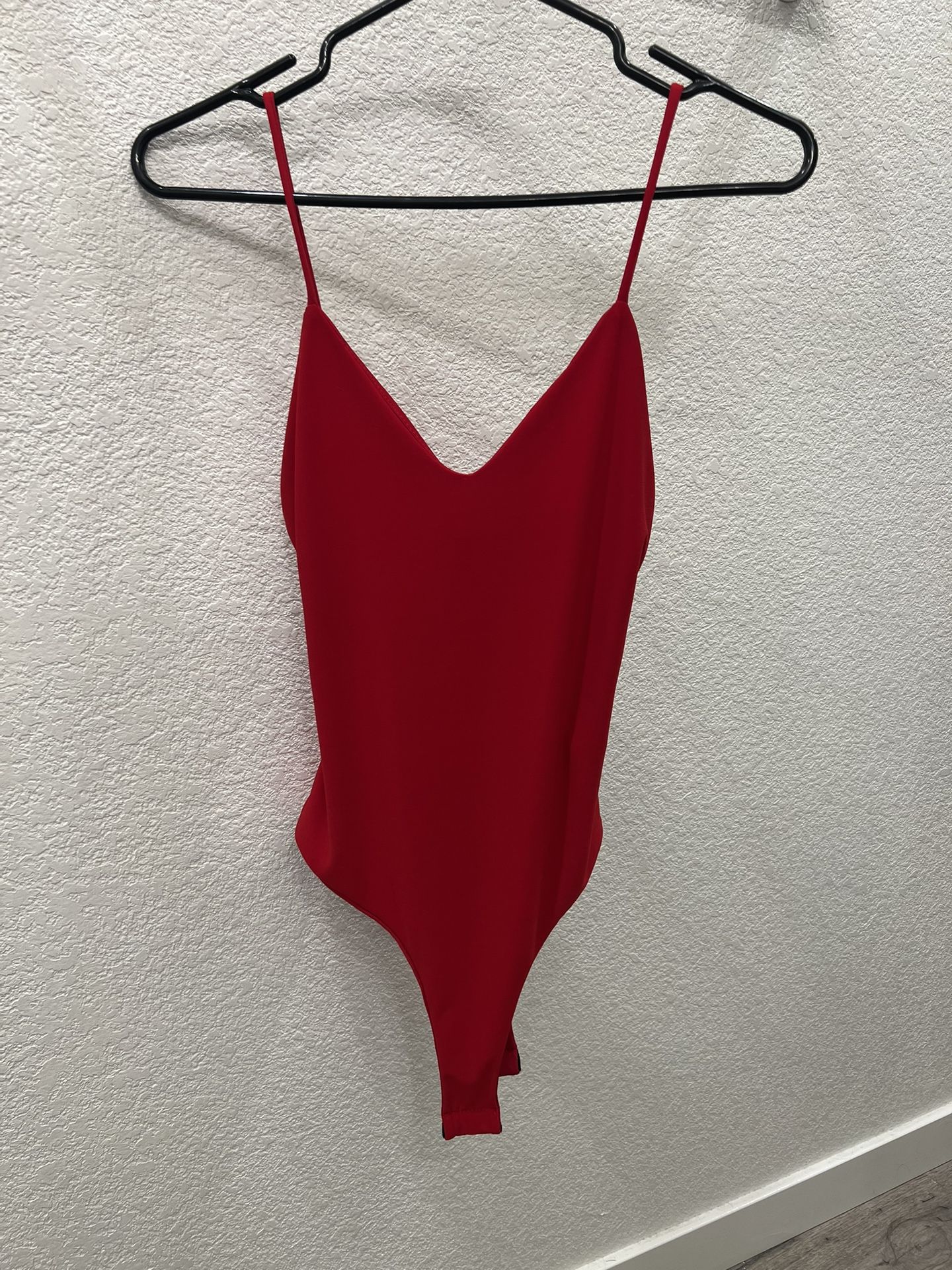 Red Tank top Bodysuit
