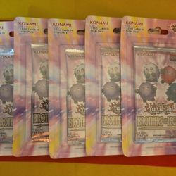 ×5 Yu-Gi-Oh Brothers Of Legend Blister Pack 
