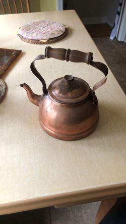 Vintage Copper Teapot 