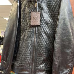 Nuevas chamarras de Piel original trenzada a mano