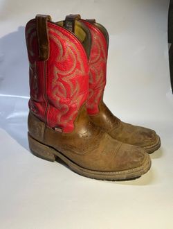 Double H size 9 roper red boots