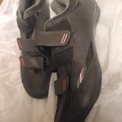 Tomimaso Black Cycling Bike Shoes Men Size 8 