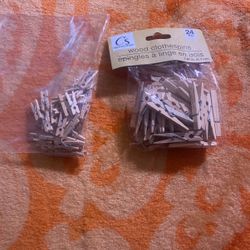 Mini Wood Clothespins