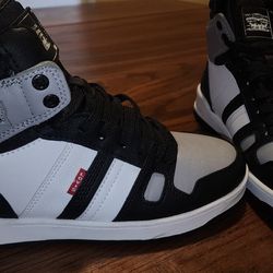 Levi's Black & Grey Women's High Top Sneakers