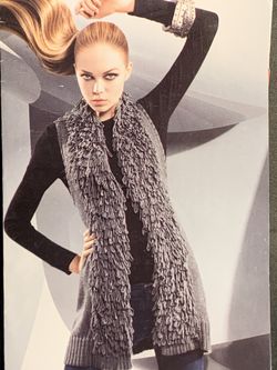  525 America Neiman Marcus M Women’s Black Knit Tunic Sweater Vest NEW + Tags