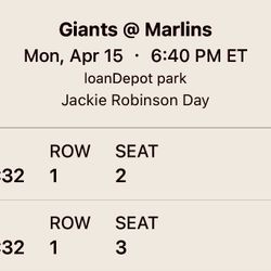 Giants Vs Marlins 