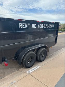 10 ft bed- dump trailer 2024