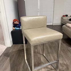 Leather Bar Stools (x2)