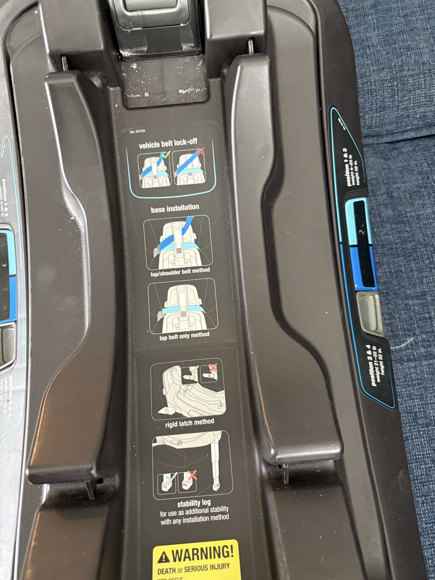 Base for car seat