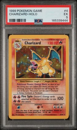 PSA 5 Holo Charizard 4/102