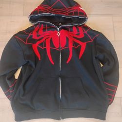 Spider Man Zip Up Hoodie 