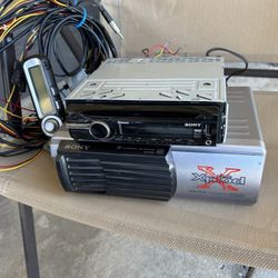 Sony Xplod Cd Stereo Bluetooth With Cd Change Box Missing Cd Catrige
