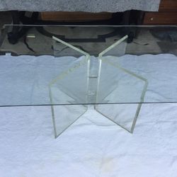 Lucite Coffee Table 