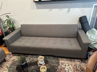 Gus* Modern brand 2 piece grey couch set ($800 OBO)