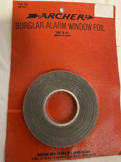 Burglar Alarm Window Foil, Safe House 49-502