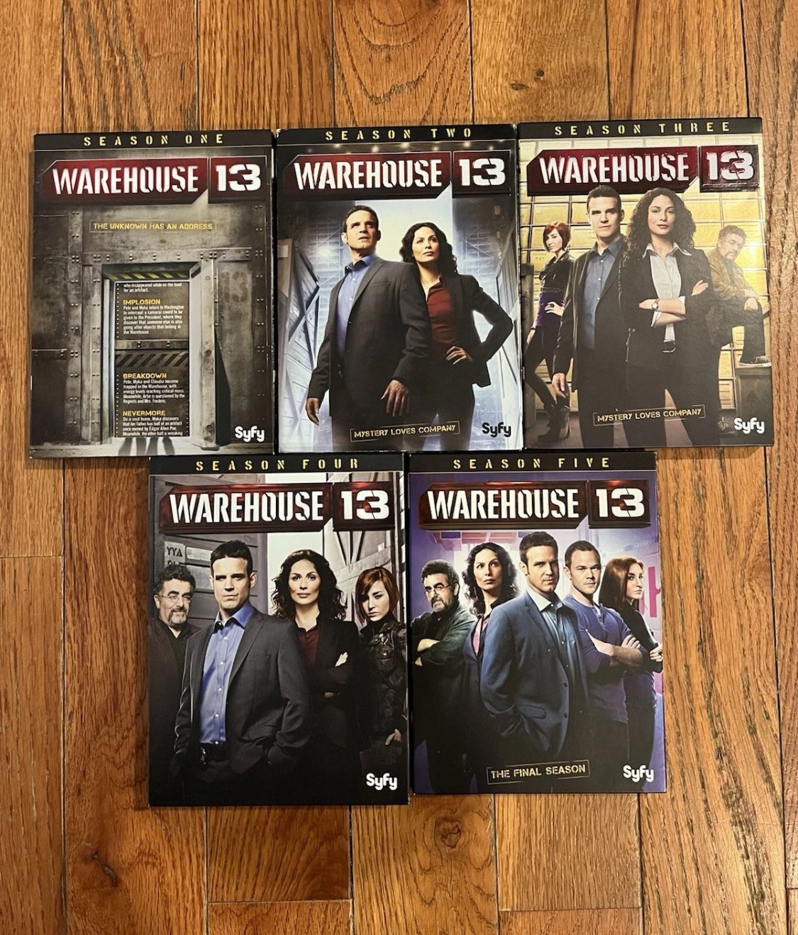 WAREHOUSE 13 DVD Syfy TV Show Lot Set Complete Seasons 1-5