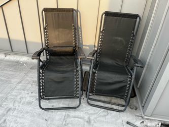 Reclining patio lounge chairs - 2