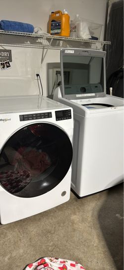 Whirlpool Front-Load drier – Samsung top load washer