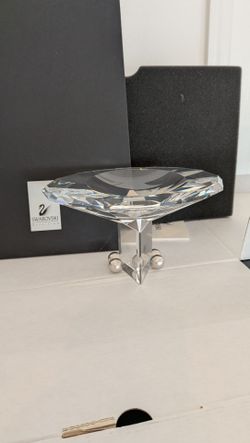 Vintage Swarovski Selection "Colorado" Crystal Bowl by Joël Desgrippes – Complete in Original