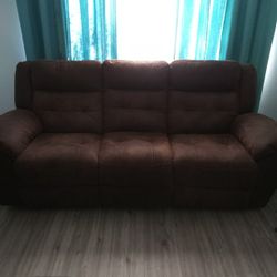 Double recliner Couch
