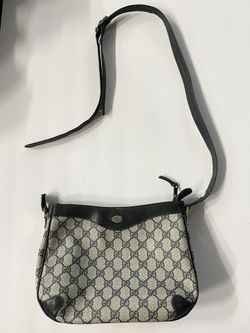 Vintage Gucci Pochette GG Canvas Shoulder Bag - Authentic