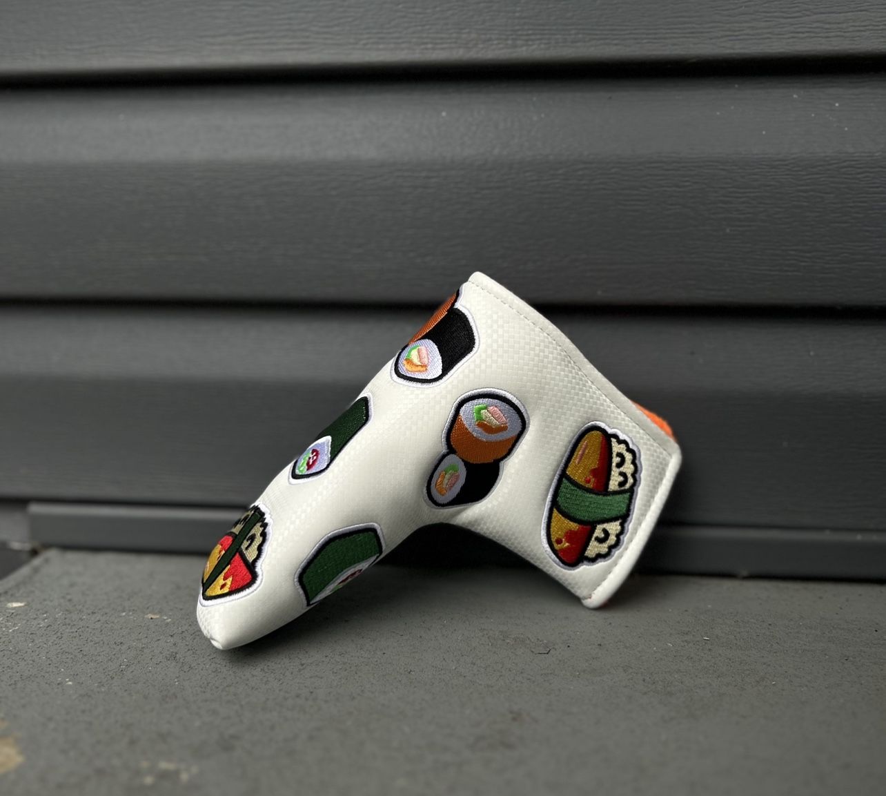 Sushi Putter Headcover (white)