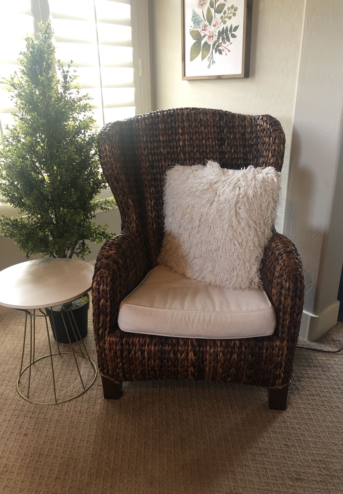 POTTERY BARN SEAGRASS CHAIR for Sale in Gilbert, AZ OfferUp