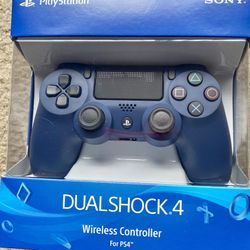 PS4 Midnight Blue Dual Shock Wireless Controller