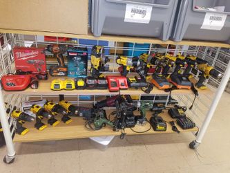 New and used DeWalt and other brand tools starting at $15 and up