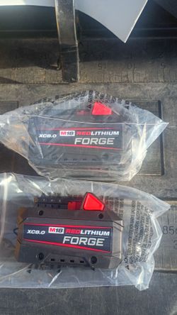 Milwaukee 8ah batteries$ 129  each