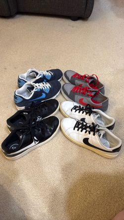 Lot of 4 Pairs Nike Sneakers Size 10