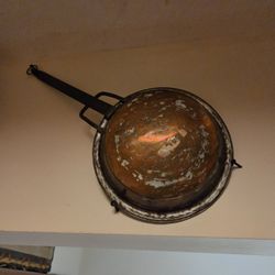 Antique Copper Bed Warmer pans and pots