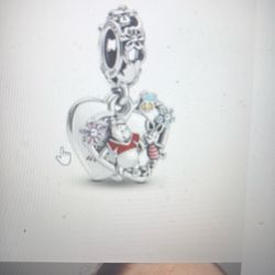 Disney Winnie The Pooh And Piglet Double Dangle Charm