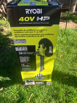 40V Vac Attack Cordless Leaf Vacuum/Mulcher with 5.0 Ah Battery and Charger