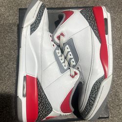 Jordan 3 Fire Red 