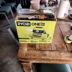 RYOBI

ONE+ 1 Gal. 120 PSI
Portable 18V Horizontal Air
Compressor ( 0.5 CFM at 90
PSI)
