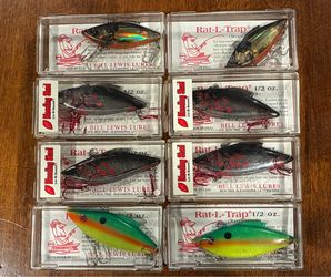 Bill Lewis Rat-L-Trap Fishing Lures – Lot of 8