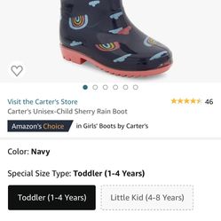 Carters Toddler Rain Boots 