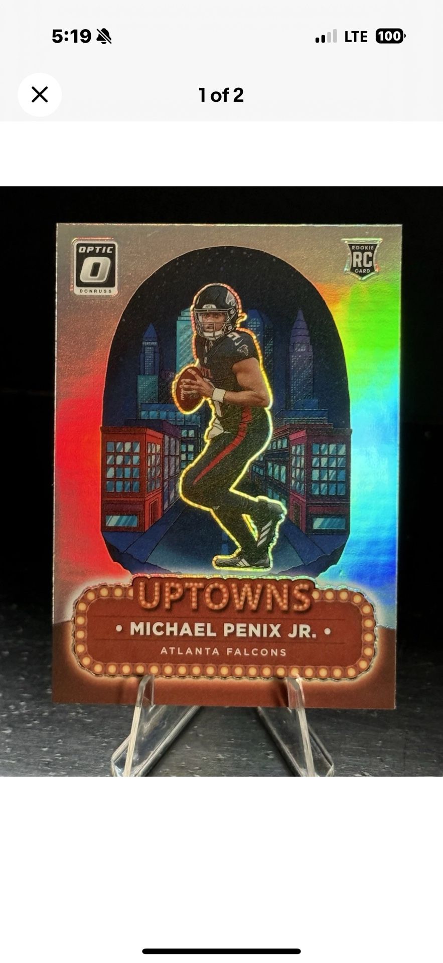 2024 Panini Uptowns Michael Penix Case Hit π₯π₯