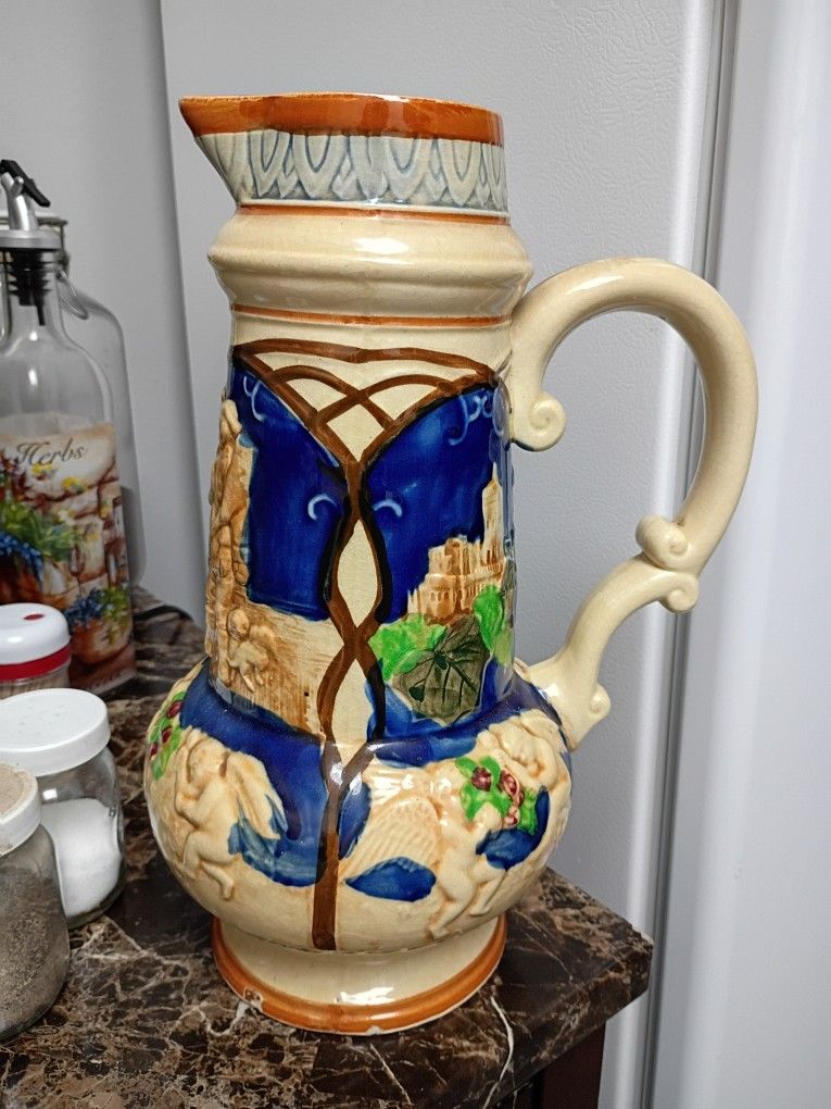 Antique Beer Pitcher