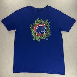 Fanatics Brand Chicago Cubs Blue Short Sleeve T-Shirt Size Large