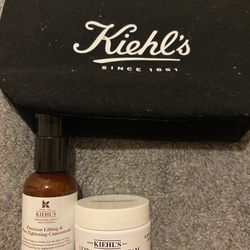 Kiehl’s Bag, Pore Lifting And Tightening Concentrate & Ultra Facial Cream 