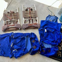 Vintage Camp Trails (The Sequoia) Hiking Backpack Set 