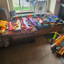 Huge Collection Of 18 NERF guns