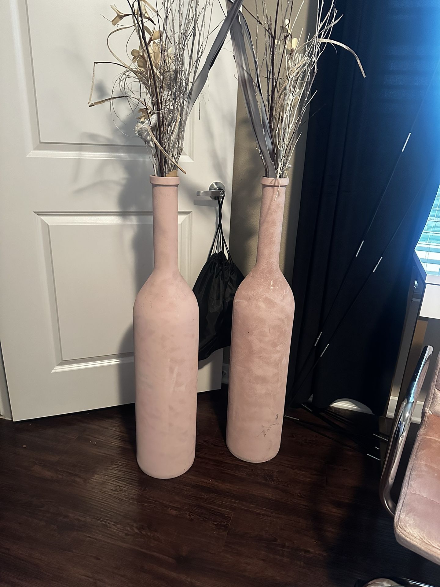 2 tall Vases 