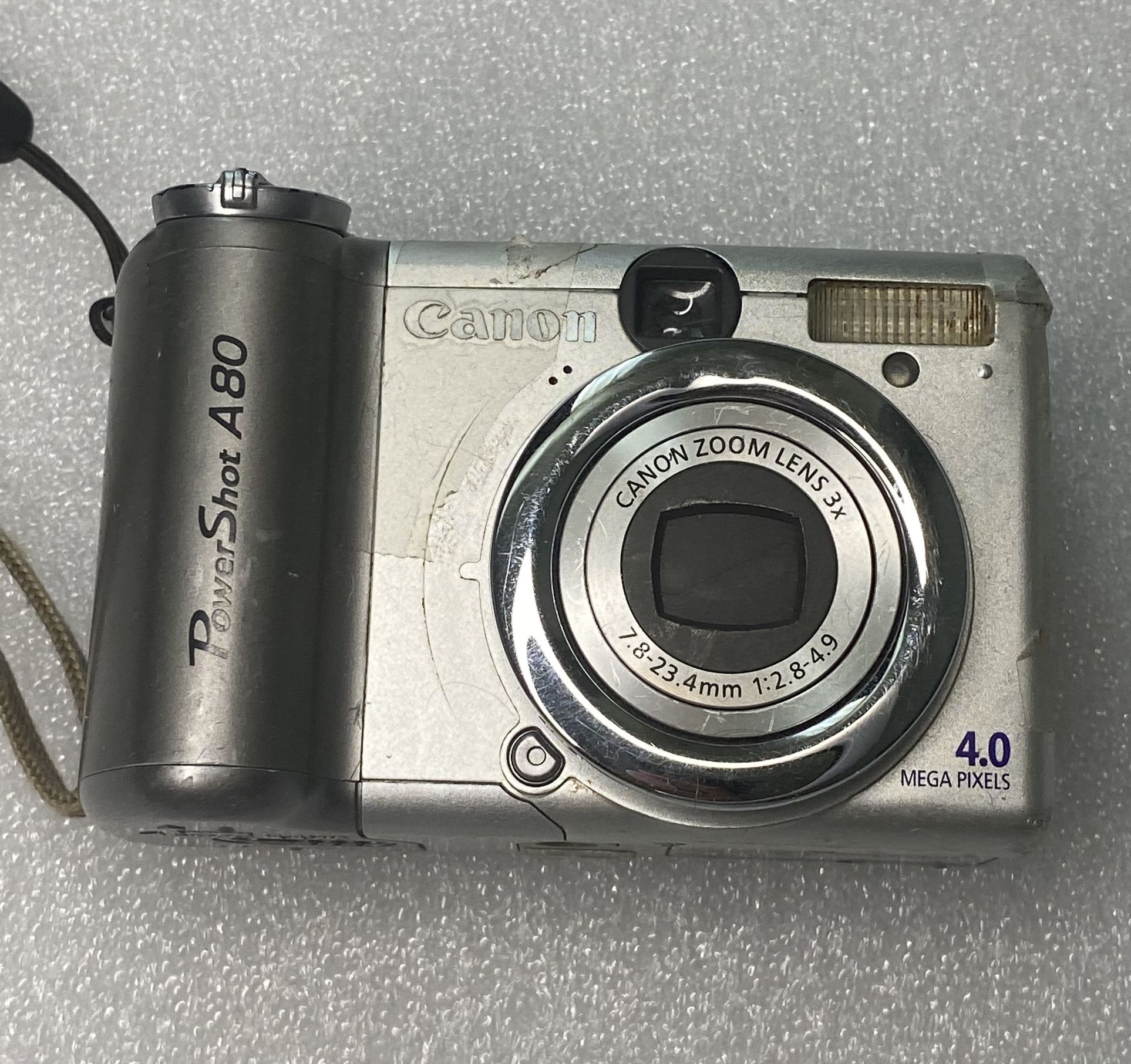 Canon Powershot A80 Used Camera Silver